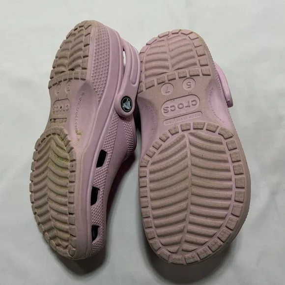 Crocs, pink women women’s size 5 men men’s size 7 - Picture 2 of 6